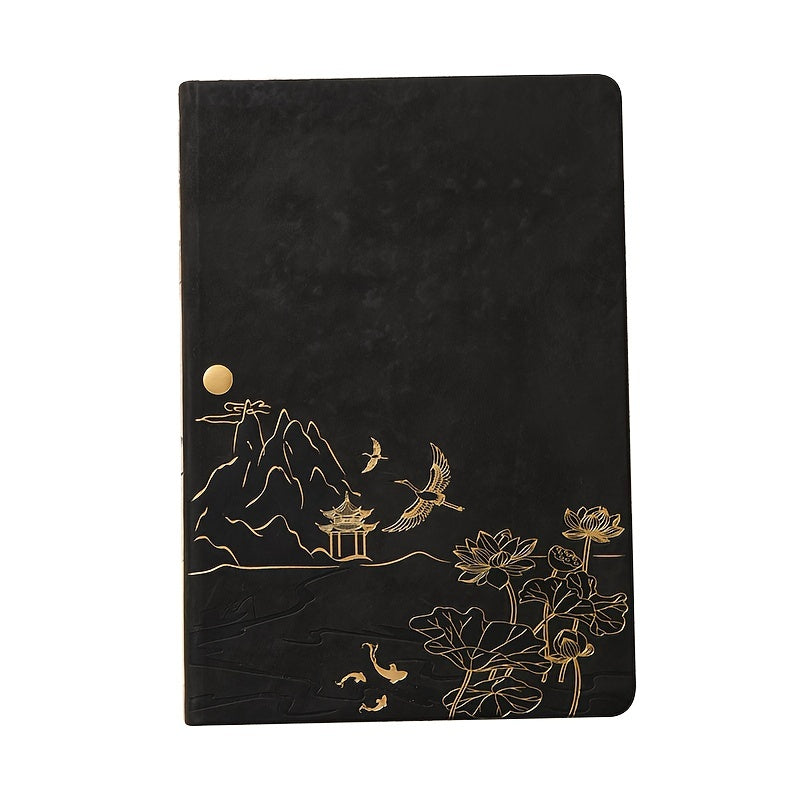 Coffret cadeau carnet A5 (1pc), stylo + recharge, options livre seul ou set. Carnet à couverture PU, 100 pages, idéal pour les réunions et prises de notes.