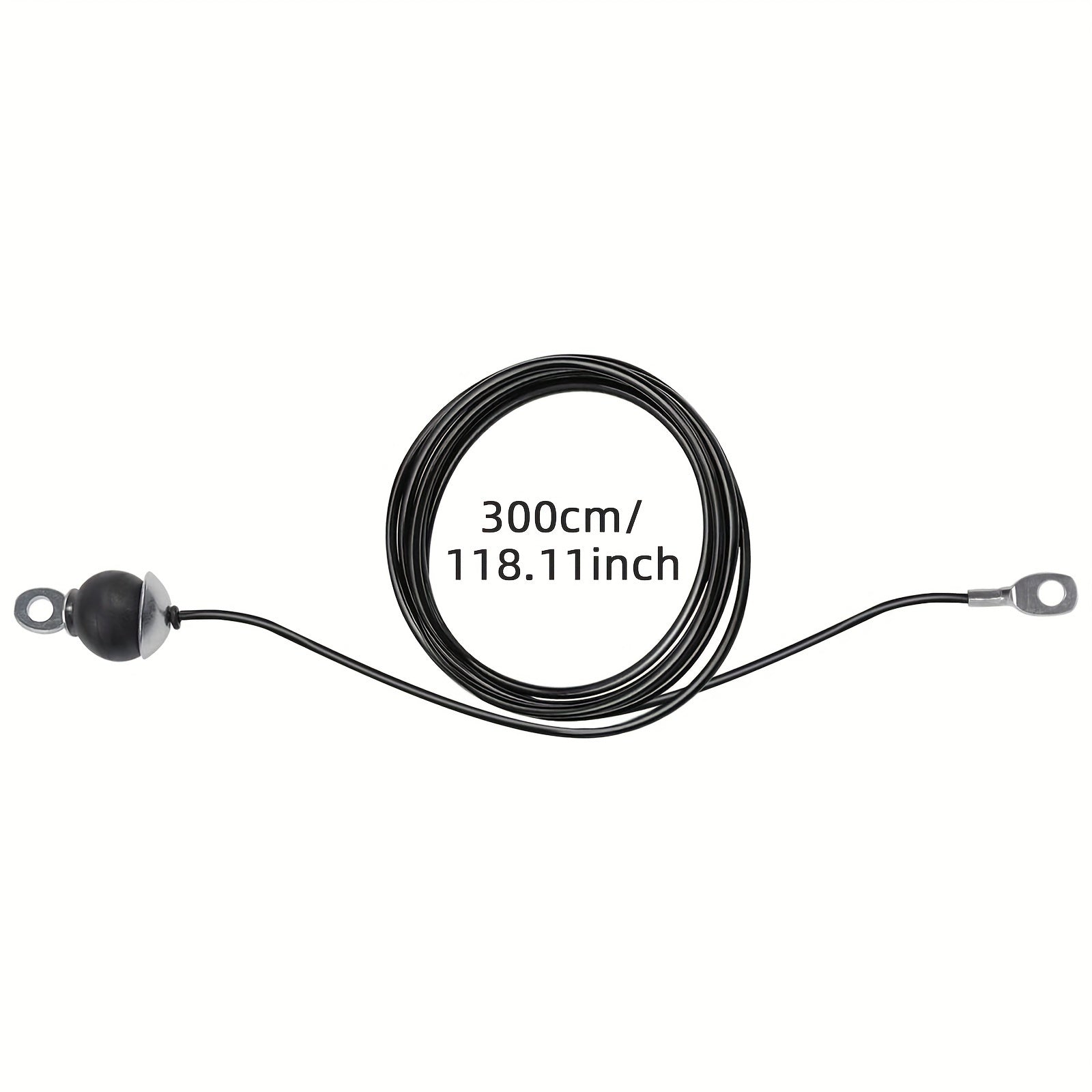 Câble Fixe avec Boule : Câble en acier pour poulie de musculation, adapté machines de gym à domicile et entraînement poids.