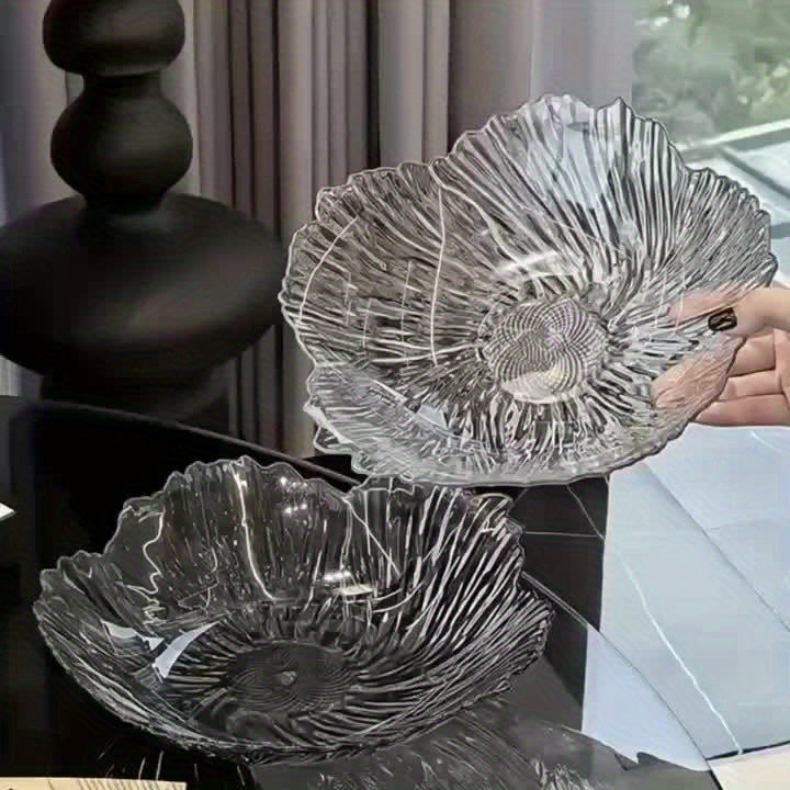 Assiette saladier pétales : style nordique, créatif, pour fruits, légumes et salades. Idéale cuisine, restaurant et repas festifs à domicile.