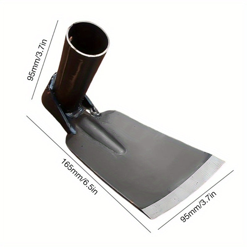 Heavy-Duty Manganese Steel Garden Hoe - Ideal for Soil Digging, Weeding, and Planting Vegetables &amp; Flowers | Robust Metal Trowel Design, Sharp Teeth for Efficient Digging