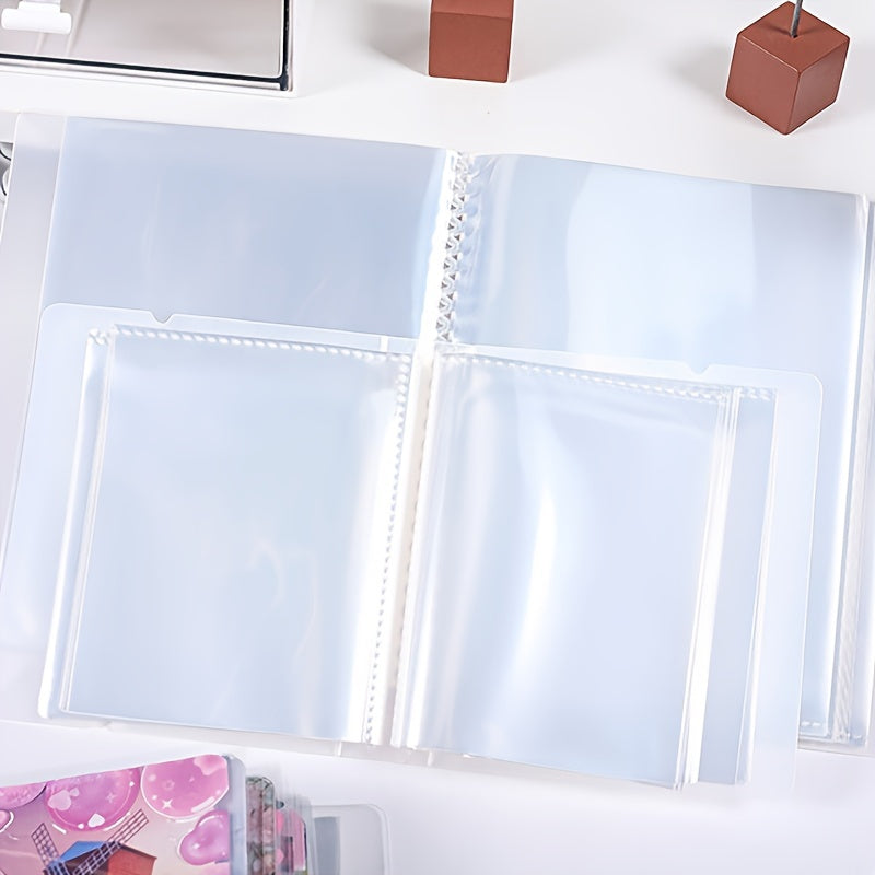 Album de rangement 40 pièces grande capacité pour autocollants, photos, cartes et notes adhésives, idéal pour maison, bureau, école et voyage.