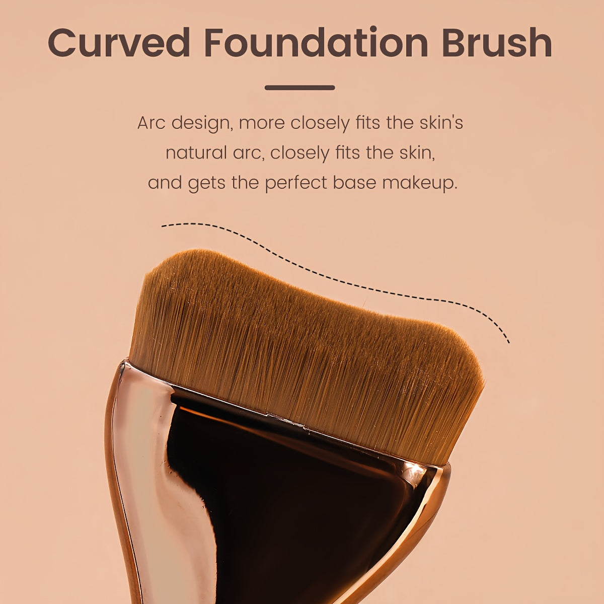 Set MAANGE 3 pièces : pinceaux maquillage aluminium, fond de teint Kabuki, poils doux et épais, débutants, portable et facile à utiliser.