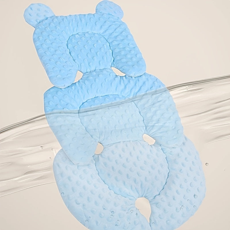 Liner de siège auto double face, épais et chaud, respirant, polyester, universel pour poussettes, chaises hautes et voyage, 0-6 ans.