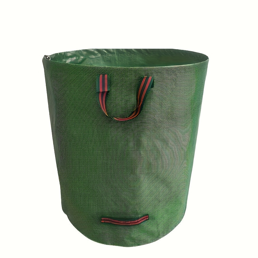 120L Outdoor Garden Leaf Collection Bag, Suitable for Lawns, Pools &amp; Yard Waste Laundry and Miscellaneous Items, Outdoor Leaf Bag, Garden Waste Bag with Lid, Reusable Garden Waste Bags, Heavy Duty Garden Bag, Gardening Bags,