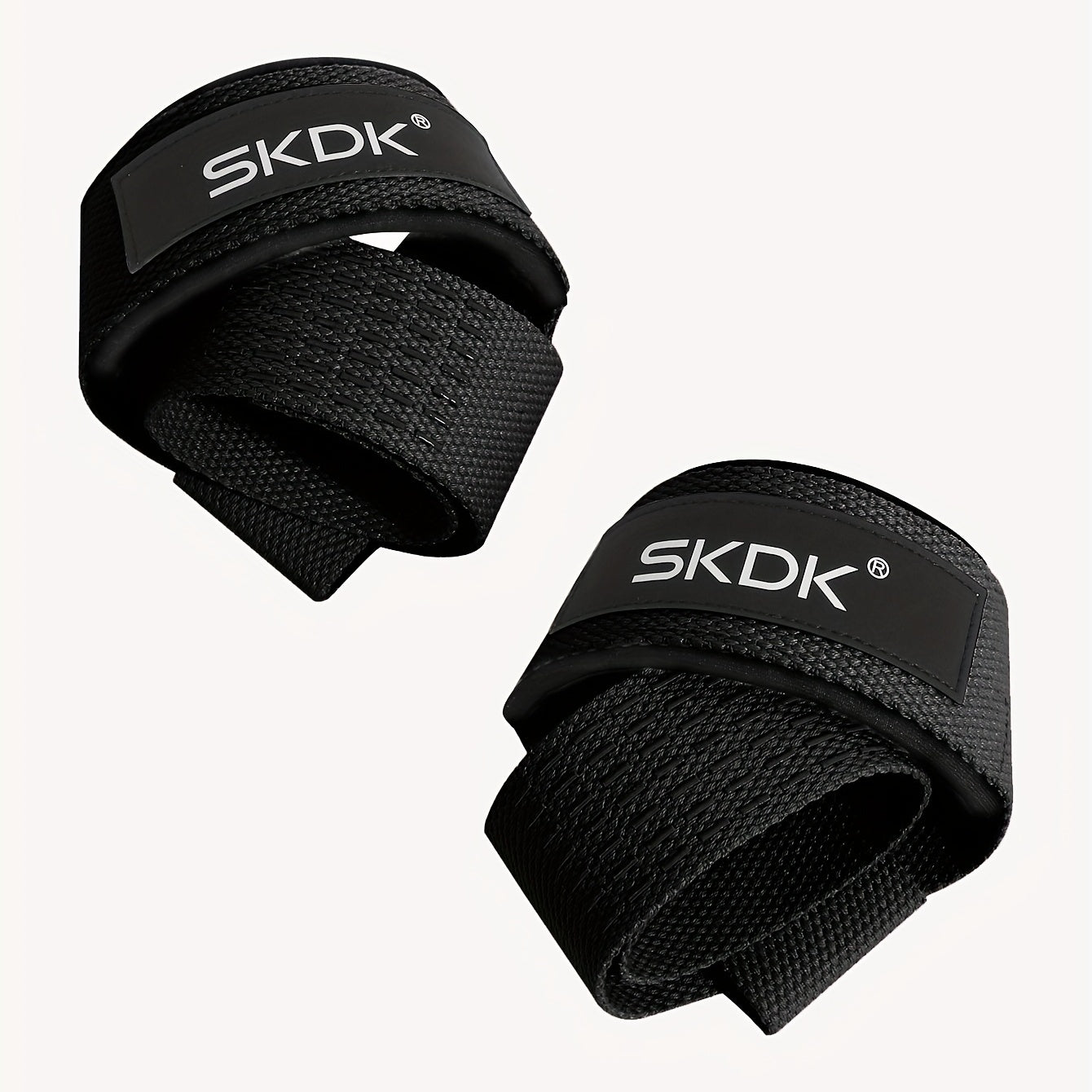 1 Pair SKDK Weight Lifting Wrist Straps with Extra Hand Grips - Breathable Mesh Gym Wrist Wraps for Deadlifts, Strength Training & Bodybuilding - Mixed Colors (Black/Blue/Pink/Red/Grey), Bodybuilding Essentials | Adjustable W