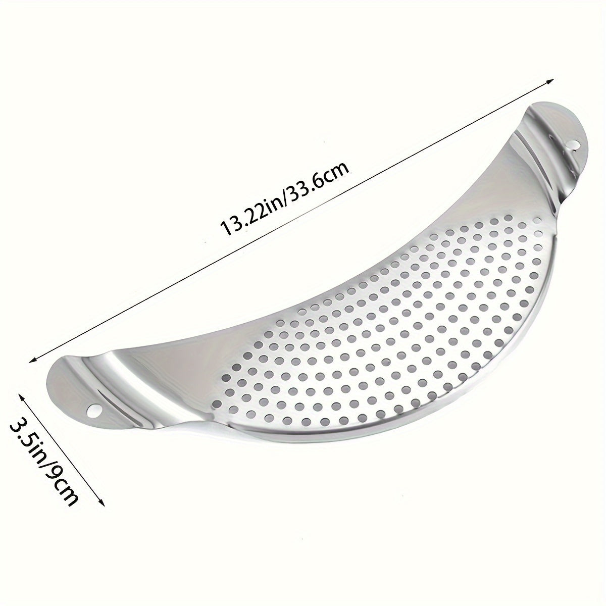 Stainless Steel Kitchen Strainer - Vegetable Washing &amp; Draining Tool, Water Separator Board for Cooking and Dining