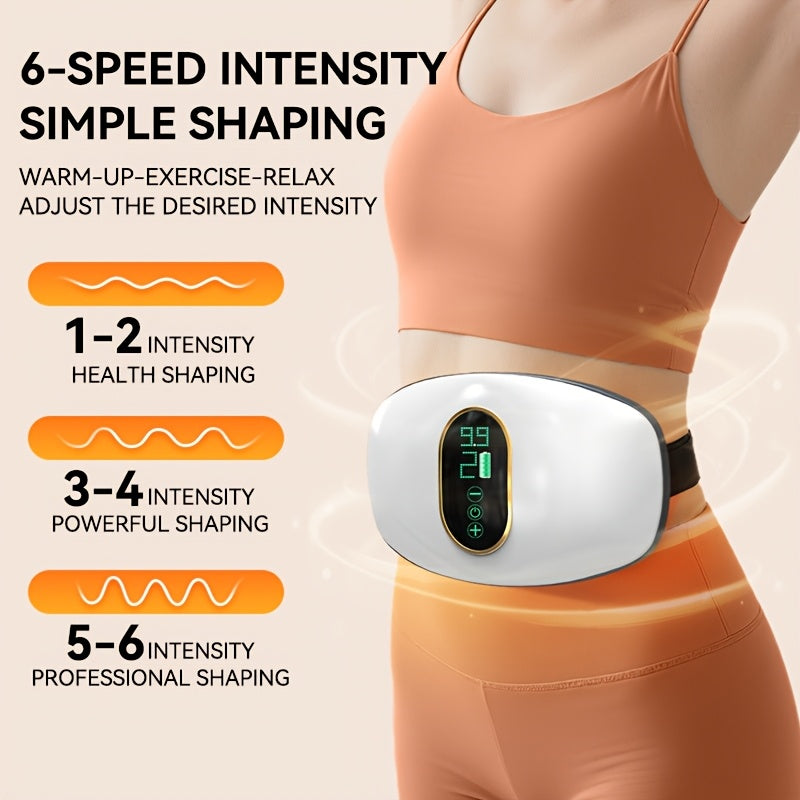 Portable Full-Body Massager with 20-Minute Timer &amp; 4 Massage Modes - Ergonomic Design, USB-Powered (Rechargeable Battery) for Abdomen, Legs, Back, Arms, Neck - Ideal For Home Gym, Post-workout Recovery, Christmas, Valentine'S