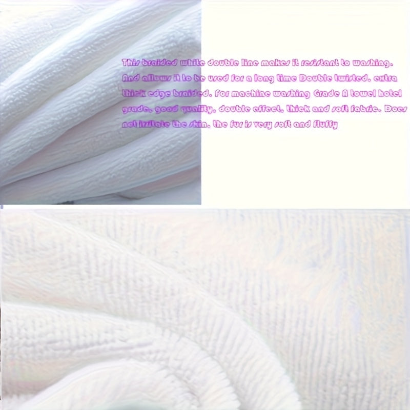 Lot de 4 serviettes de bain surdimensionnées, douces et absorbantes, séchage rapide, 70×30 cm, idéales maison ou hôtel, texture moelleuse.