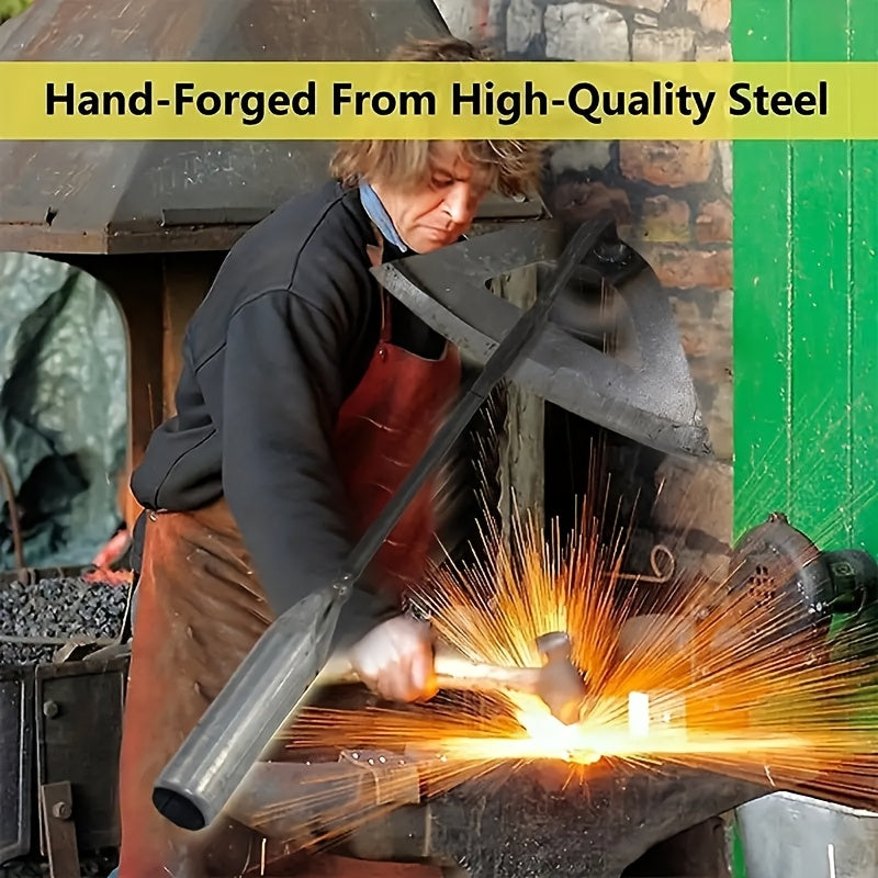 Premium All-Steel Hardened Hollow Hoe - Handheld Weeding Rake with Sharp Tines for Efficient Garden Maintenance, Durable &amp; Rust-Resistant, Ideal for Vegetable Gardens &amp; Garden Houses, Garden Hoe, Garden Tool, Rustresistant To