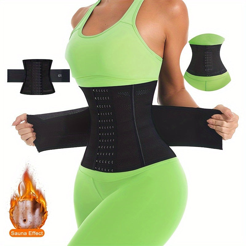 Ceinture abdominale femme, double couche renforcée, gaine de taille et body shaper, pour modeler et soutenir la taille efficacement.