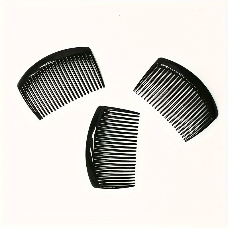 French-Style 23-Tooth Hair Comb with Non-Slip ABS Plastic Teeth &amp; Root - Heavy-Duty Detangling for Braids, Ponytails, Buns, Updos - Durable for all Hairstyles (&amp;) - Compatible with Scalp