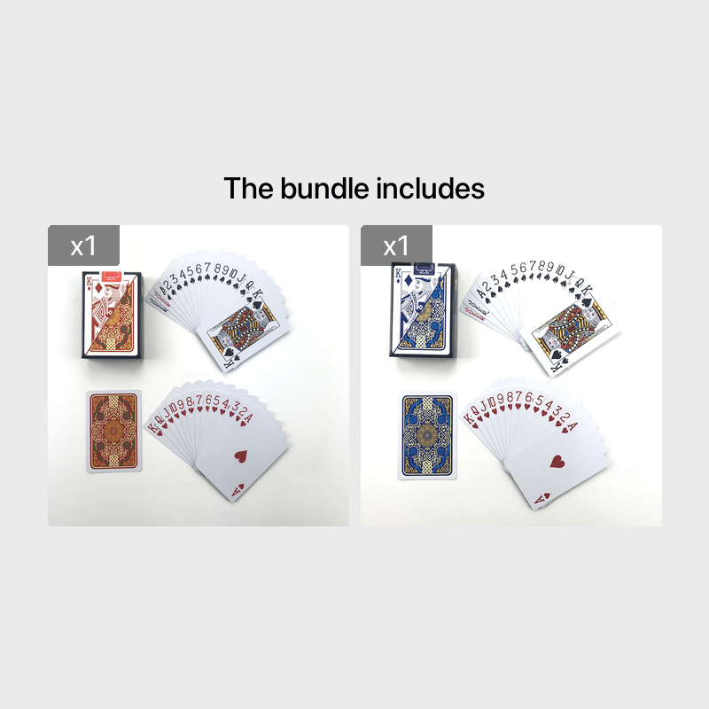 بطاقة لعب بلاستيكية عالية الجودة مقاومة للماء من البولي فينيل كلوريد قابلة للغسل شال للبالغين، هدية عيد الميلاد والهالوين وعيد الشكر وهدية الألعاب