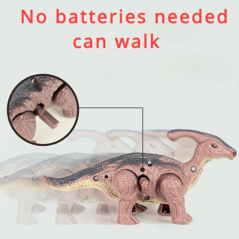 4-in-1 Walking Mechanism &amp; 2-in-1 Tree Combo - Realistic Walking Dinosaurs with Moving Jaws, Expressive Eyes &amp; Mouths, Durable Plastic Construction