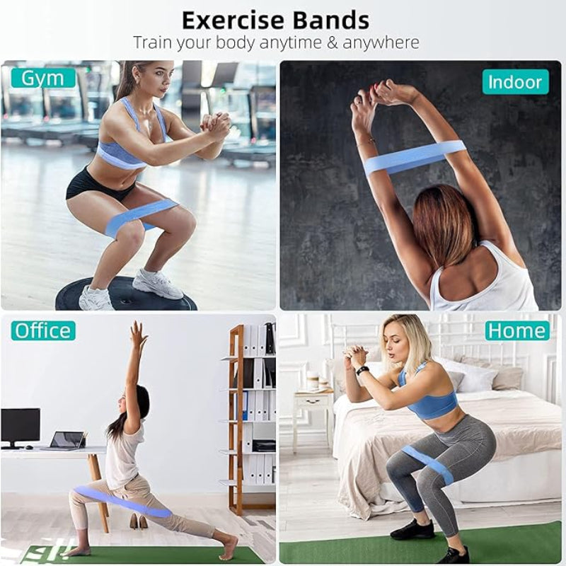 6pcs Resistance Band Set - Yoga Elastic Bands, Suitable for Squats, Glute Lifting, Leg & Arm Slimming, Perfect for Body Shaping, Medium Tension, Stackable, TPE Material, Mixed Colors, Ideal For Home Workouts, Sleek Design, Du