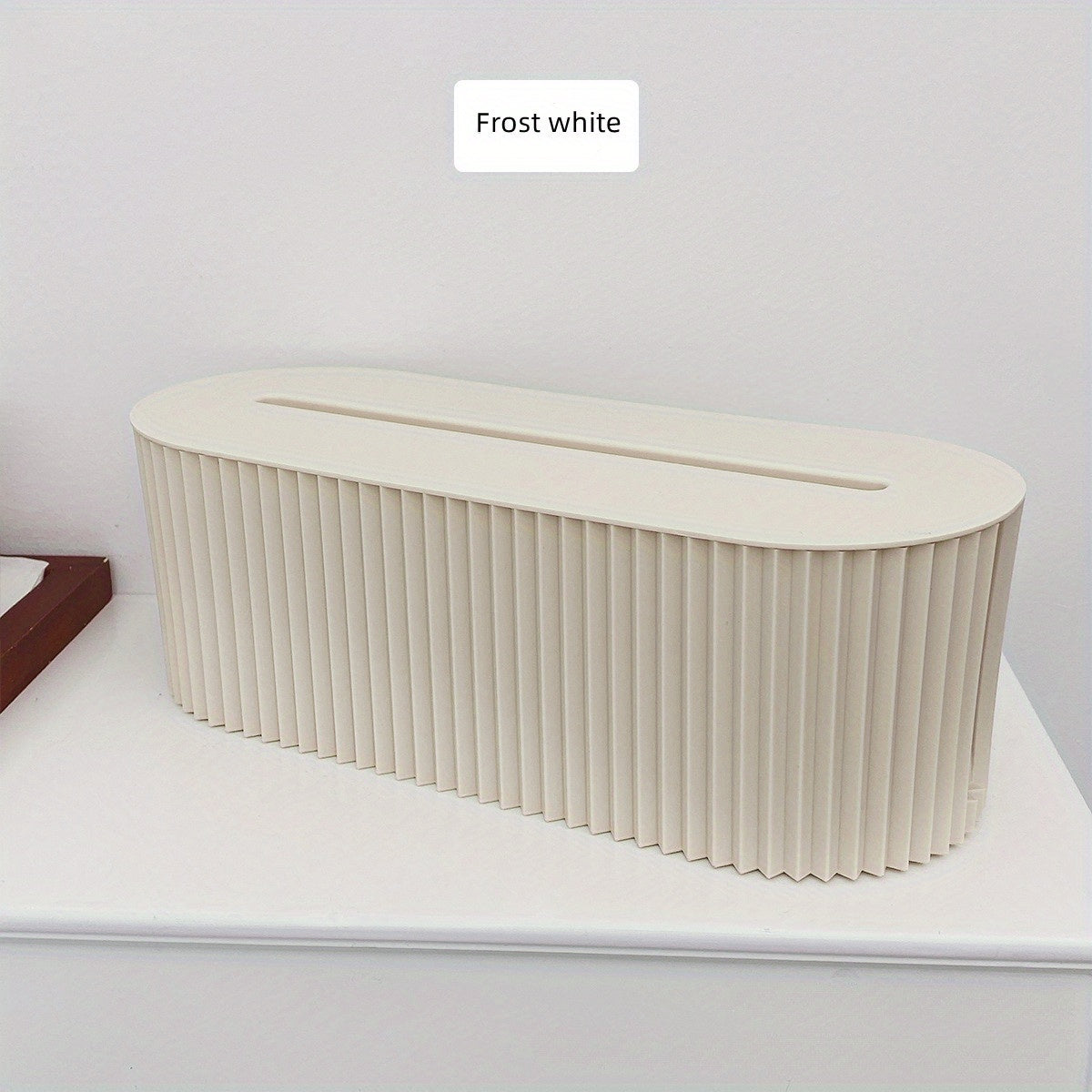 Boîte de rangement pour câbles à grande capacité Organiseur de bureau avec couvercle, gain de place, idéal pour bureau, salon et rangement domestique.