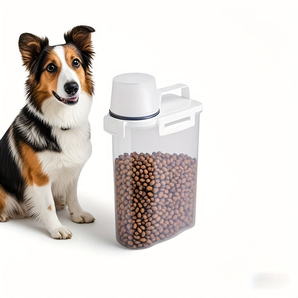 Contenants de stockage hermétiques pour nourriture animale (3 modèles). Fenêtre transparente, étanches et anti-humidité, design mignon, pour chiens, chats et nourriture humide. Durable, idéal pour organiser.