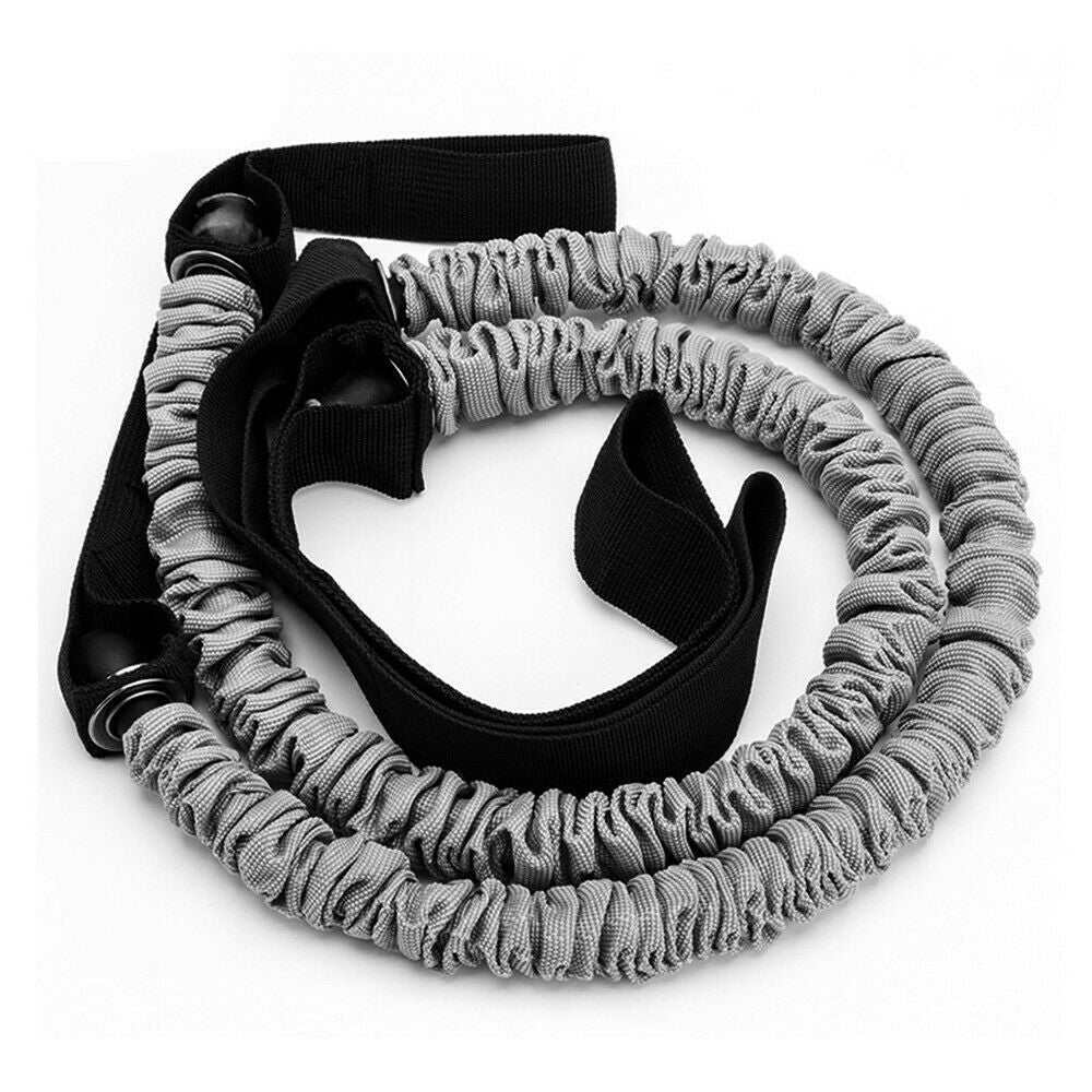 Bande de résistance pour rouleau abdominal, idéale pour les exercices de gainage et étirements avec roue abdominale.