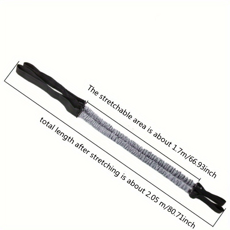 Bande de résistance pour rouleau abdominal, idéale pour les exercices de gainage et étirements avec roue abdominale.