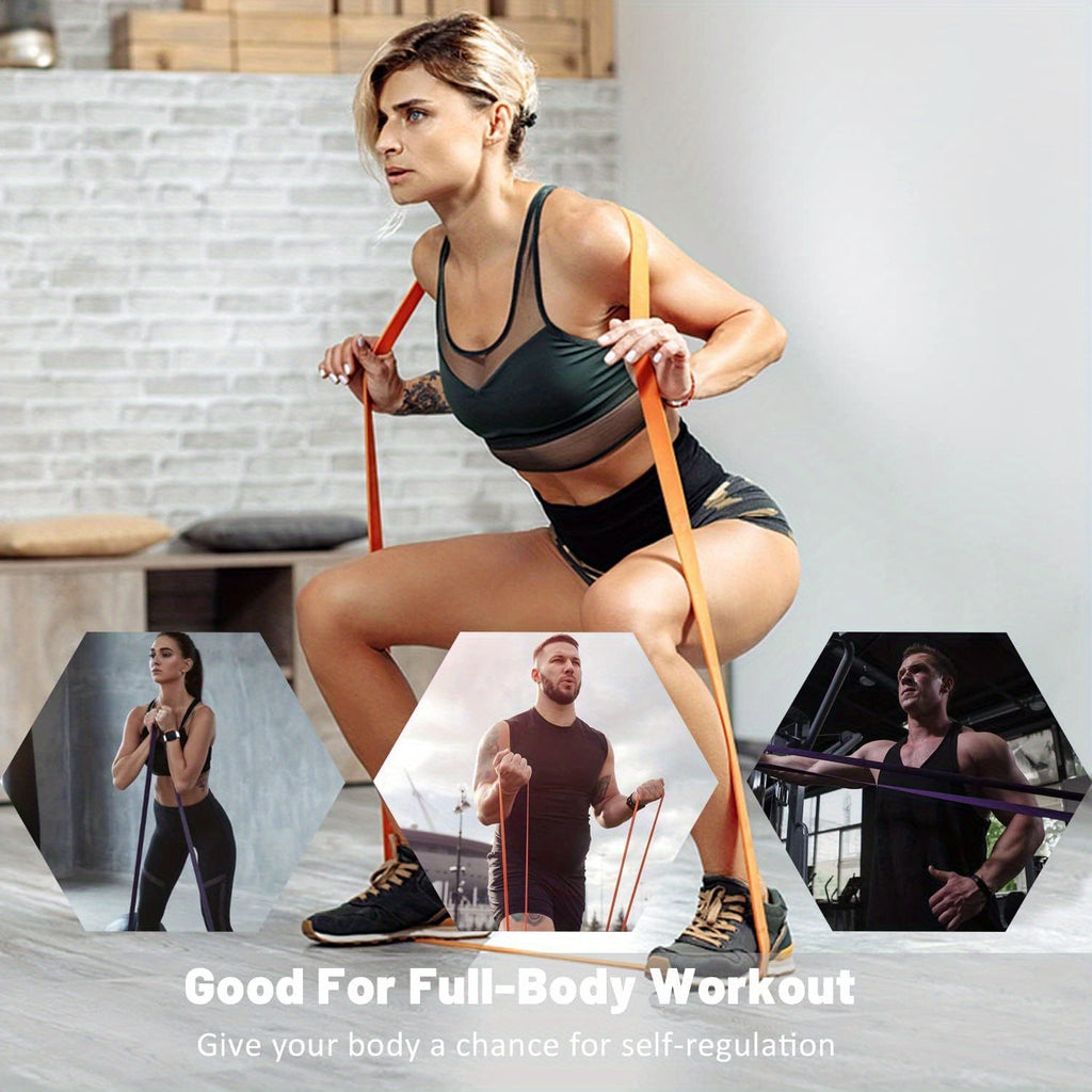 Bande de Résistance Physical Relax : Bande longue pour tractions et entraînement, adaptée hommes et femmes, fitness et renforcement musculaire.