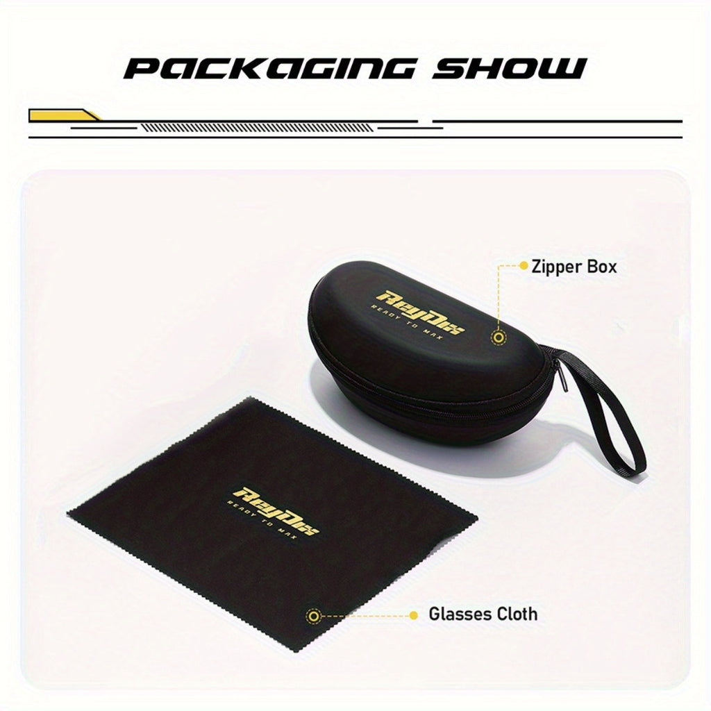 ReyDix Fashion Glasses for Driving &amp; - Stylish, Durable PC Frame with TAC Lenses