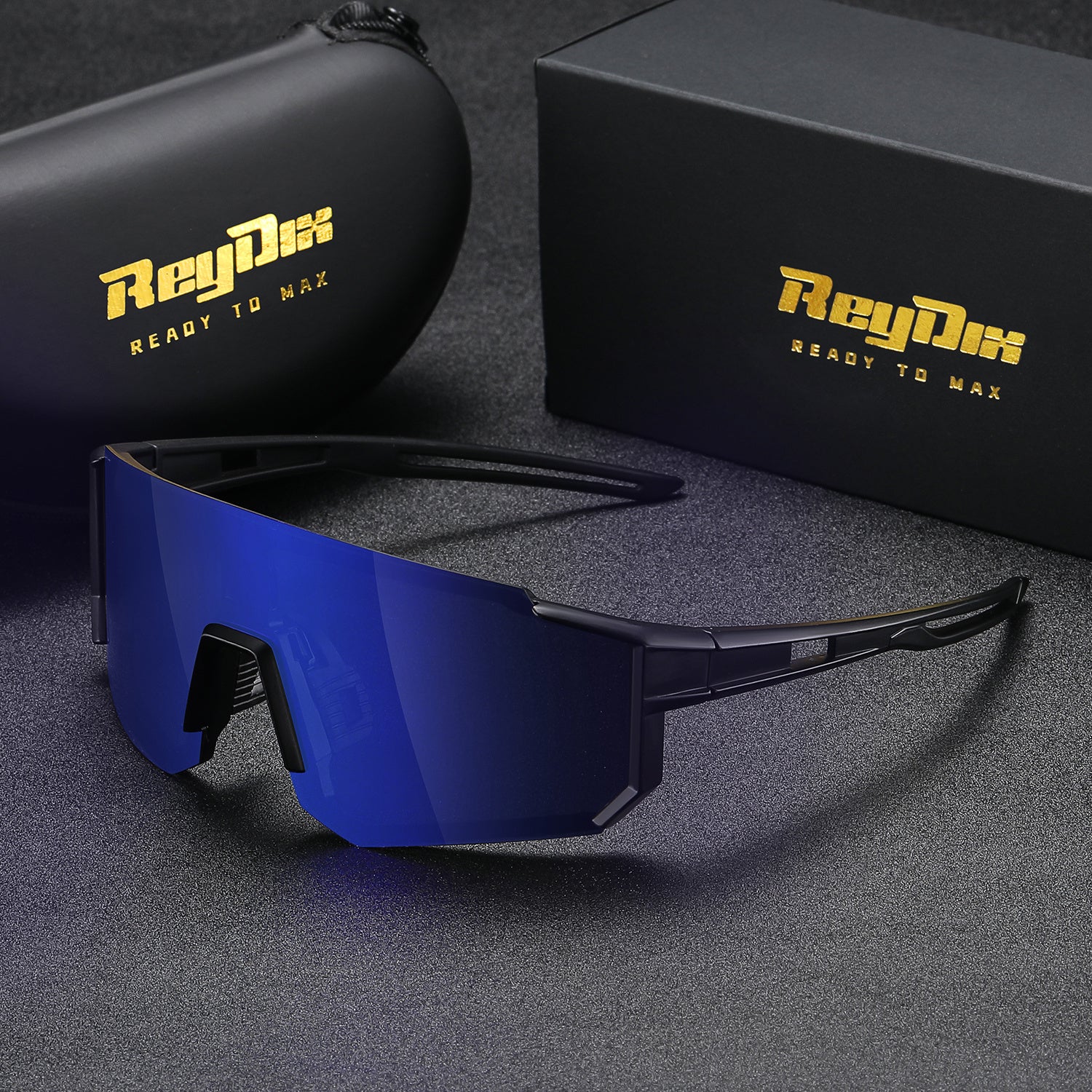 Lunettes ReyDix élégantes pour conduite, monture PC durable et verres TAC, alliant style, confort et protection visuelle.