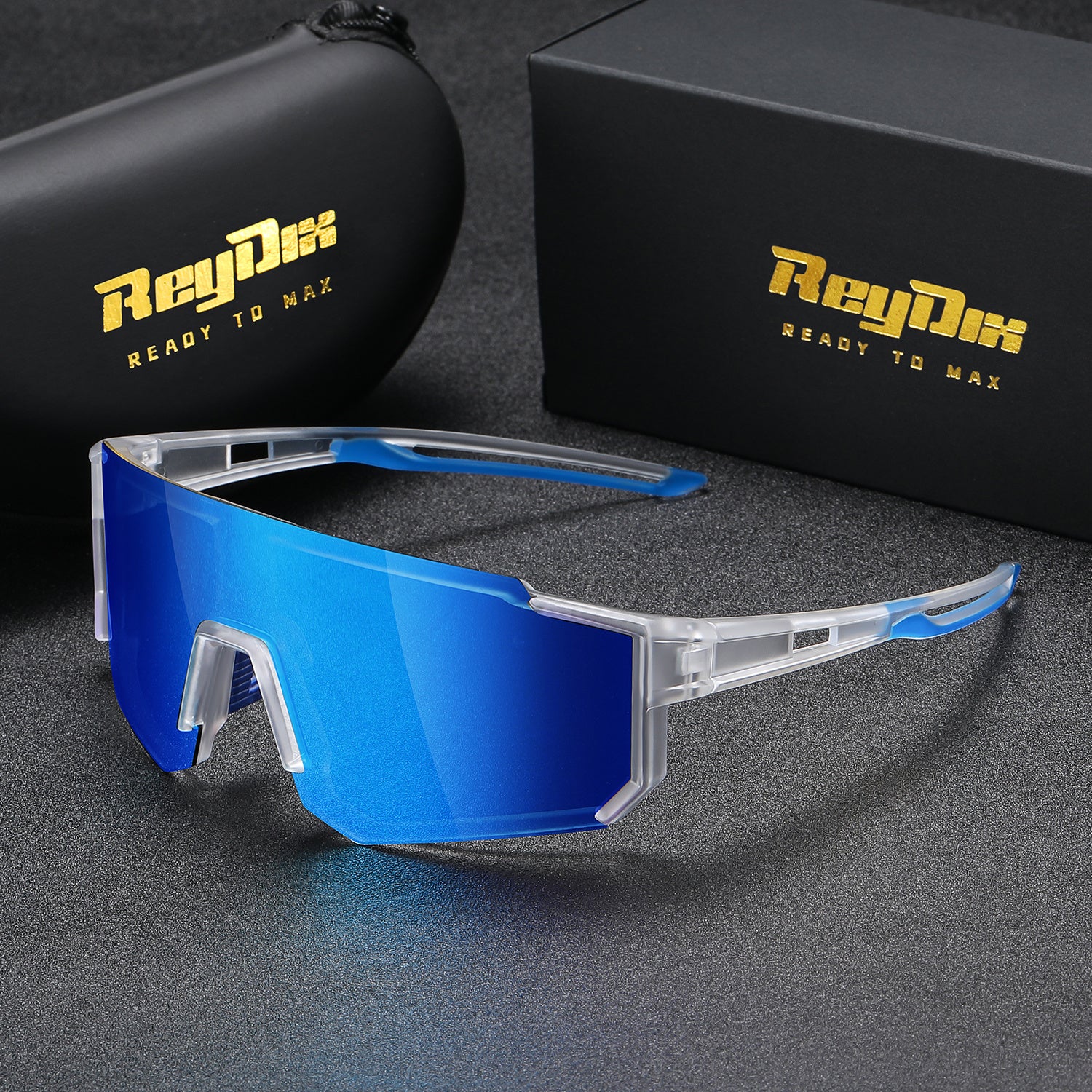 Lunettes ReyDix élégantes pour conduite, monture PC durable et verres TAC, alliant style, confort et protection visuelle.