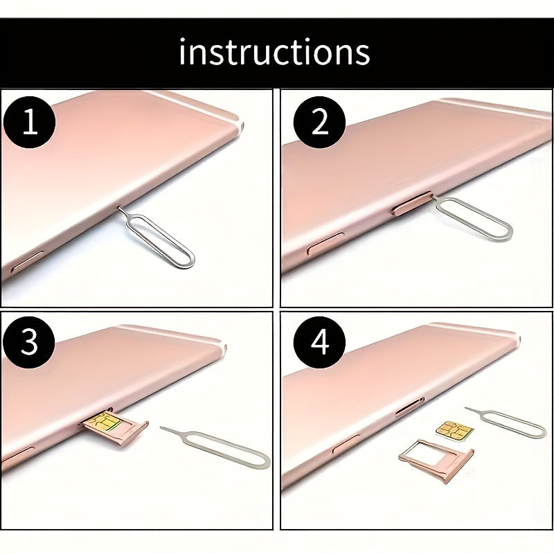 10/20/30/50/70/80/90/100/120pcs SIM Card Holder Pins - Precision-Engineered Metal Clamps for Secure Card Slot Attachment, Durable & Reliable Connectors for Phones, Tablets, Cameras, Smartphones, Tablets, Cameras, Smartphones,