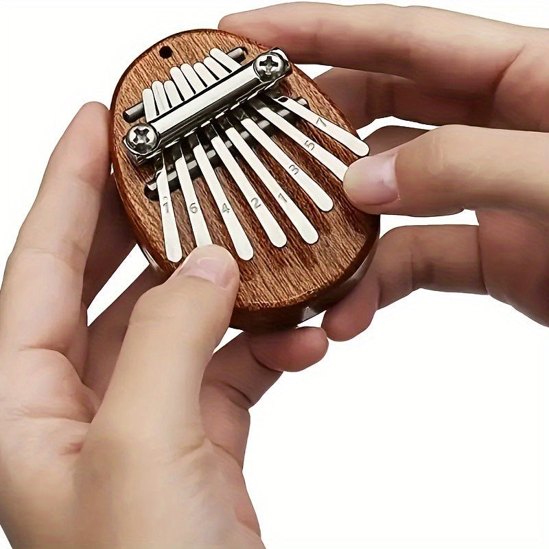 Kalimba huit tons de haute qualité, piano à doigts, instrument musical pour 14 ans et plus, idéal fêtes et cadeaux.