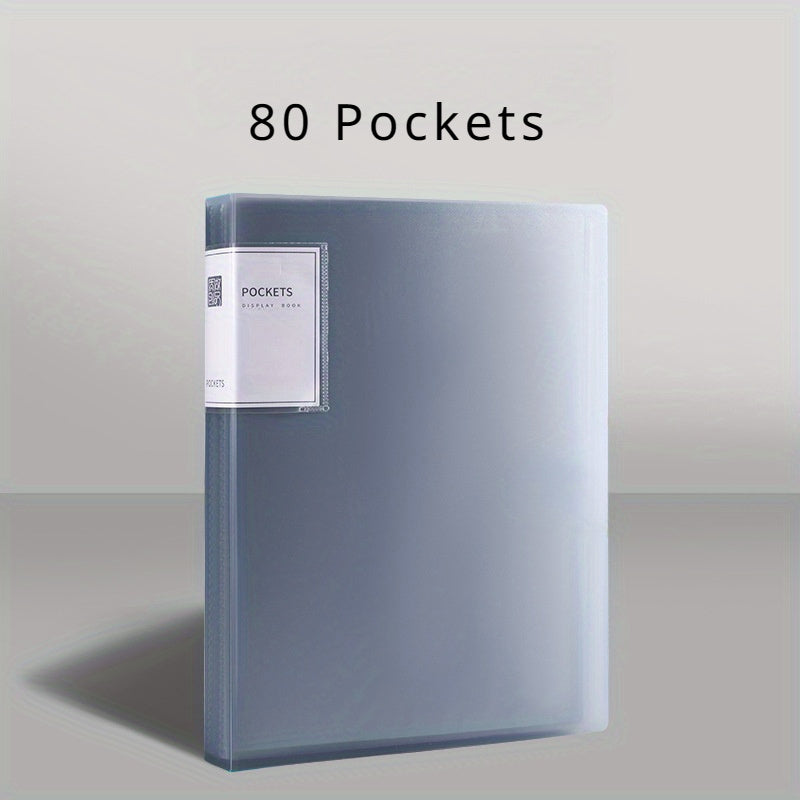 A Folder with 20/30/40/60/80/100 Inner Pages, an A4 Transparent Insert Folder for Organizing Materials, a Multi-Layer Large-Capacity Office Folder for A4 Student Exam Papers, Available in 6 Colors.