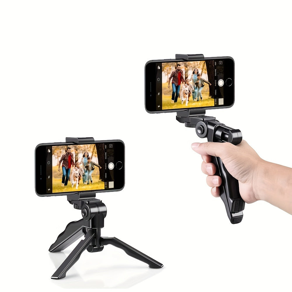 360° Anti-Shake Phone Tripod Mount – Portable Adjustable Smartphone Holder for Live Streaming & Photography | Perfect Gift for Content Creators