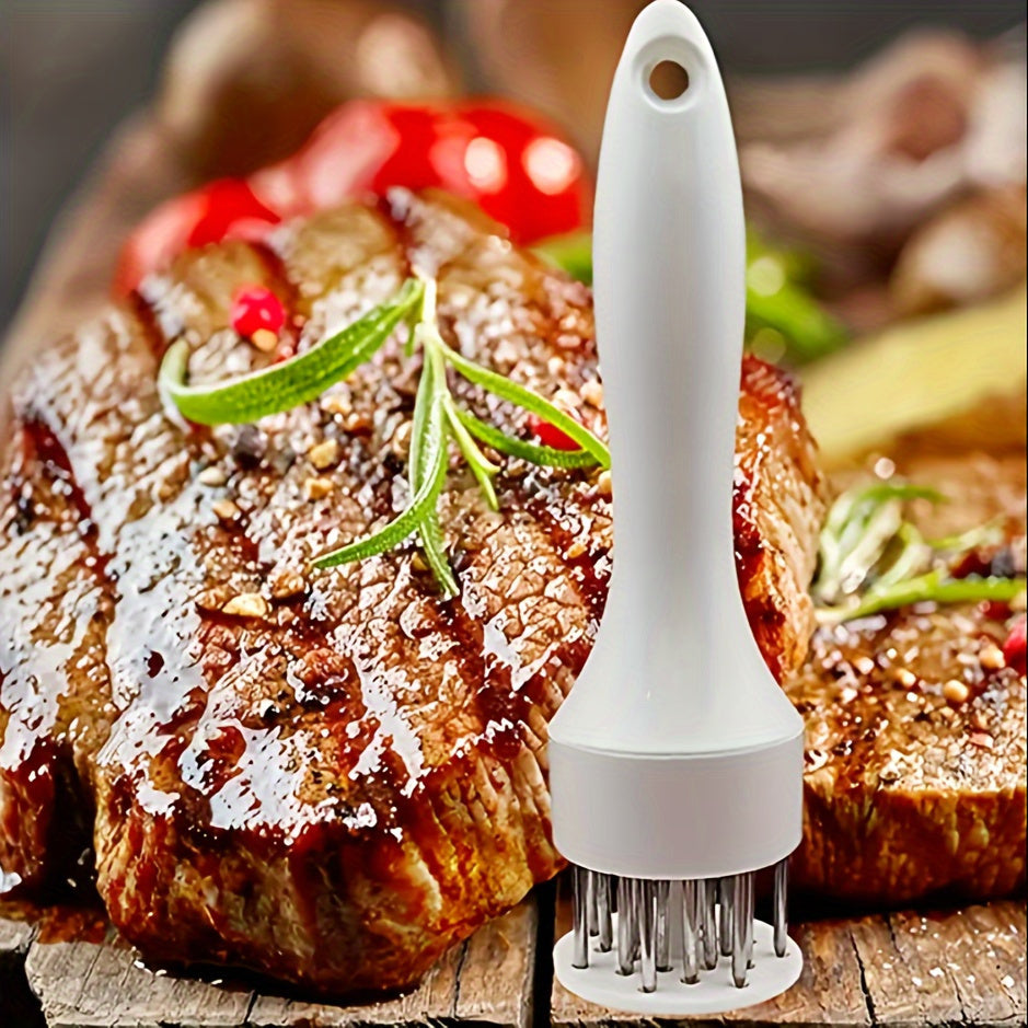 Attendrisseur de viande multifonction, aiguille à steak, maillet et pique à viande, ustensile de cuisine idéal barbecue et préparation steaks.