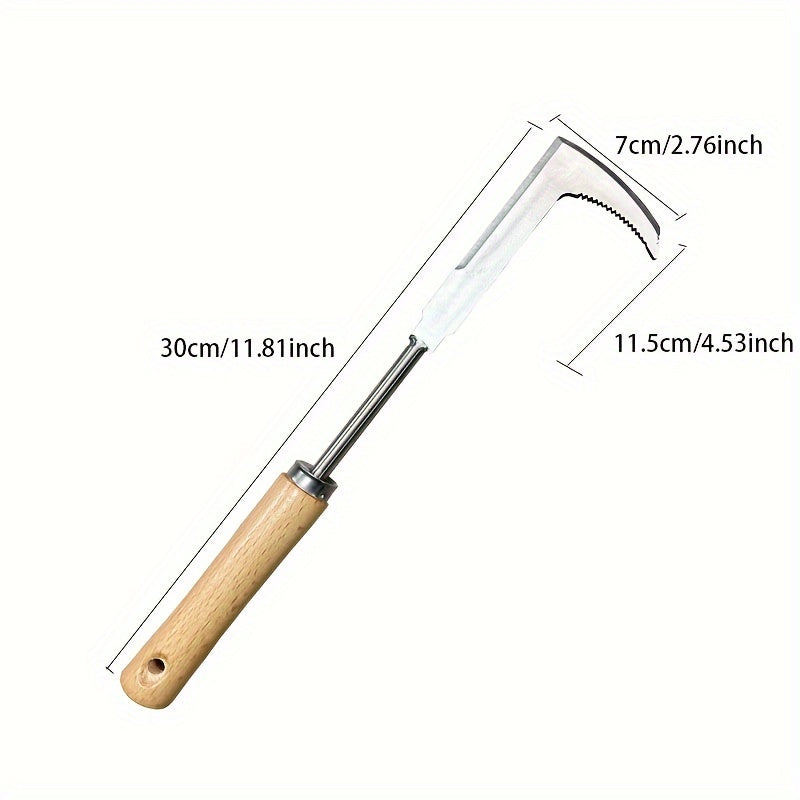 آلة إزالة الأعشاب اليدوية المصنوعة من الفولاذ المقاوم للصدأ والمزودة بآلية تروس، مصممة لإزالة الأعشاب الضارة وصيانة الطرق والممرات بكفاءة.