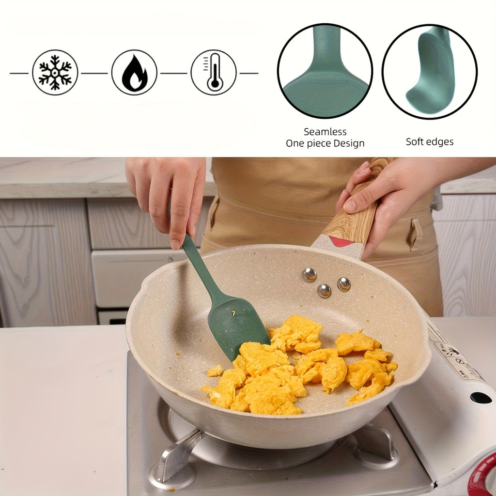 Silicone Baking Set with BBQ Brush, Cream Scraper, and Honey Spatula - Dishwasher Safe, Heat-Resistant Kitchen Tools for Grilling, Baking, and Holiday Cooking (Christmas, Halloween, Easter, Thanksgiving), Baking Essentials|Fri