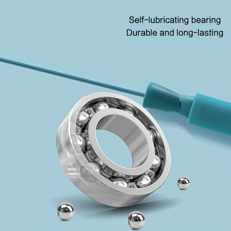 1pair Cordless Skipping Rope With Weighted Ball, Dual-purpose Jump With Sponge Handle, Suitable For Fitness, Workout, Exercise