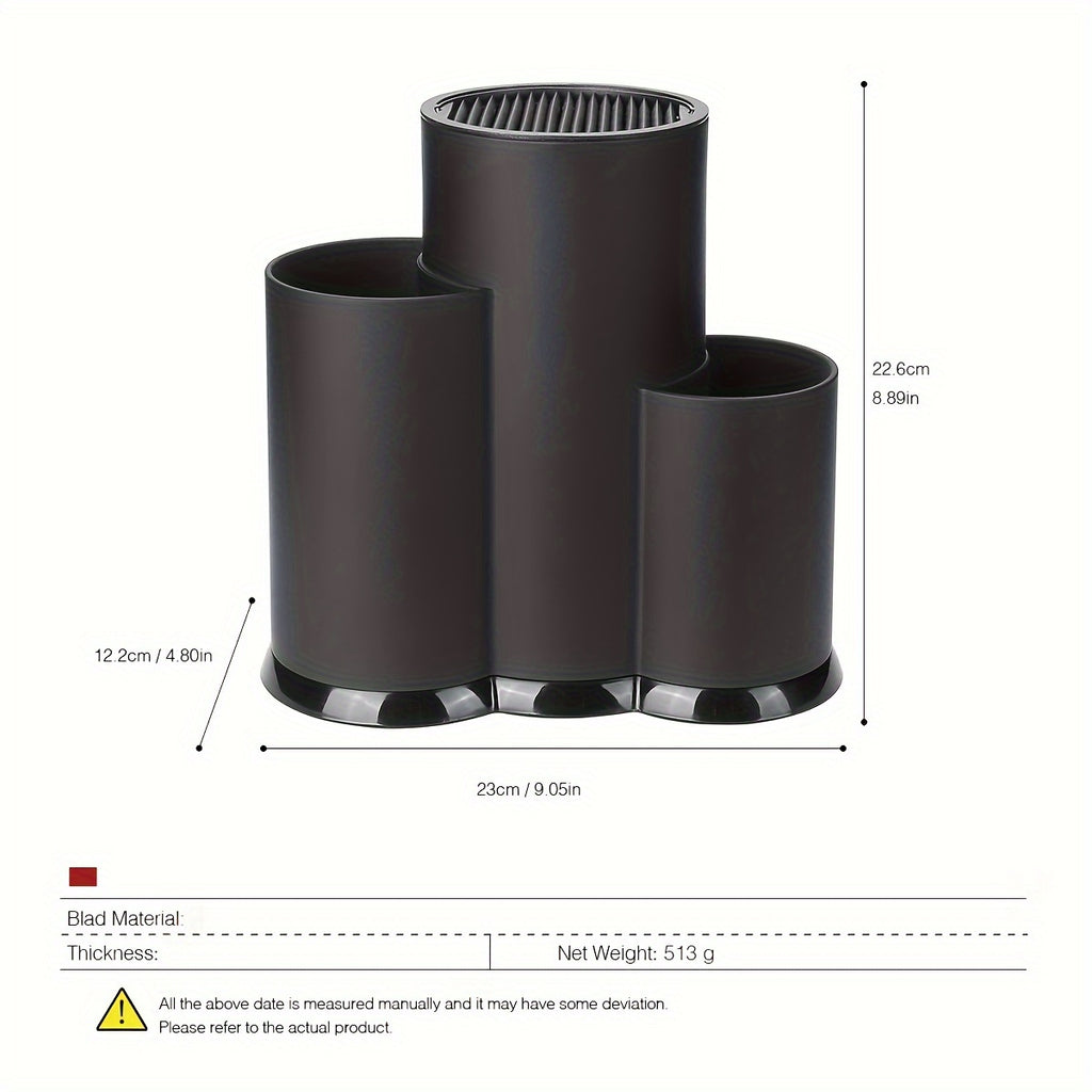 3-in-1 Multi-Functional Kitchen Utensil Holder | Safe Universal Tool Rack, Large Kitchenware &amp; Tableware Combined Drying Tube, Plastic Material, Must-Have Gift for Thanksgiving Feast