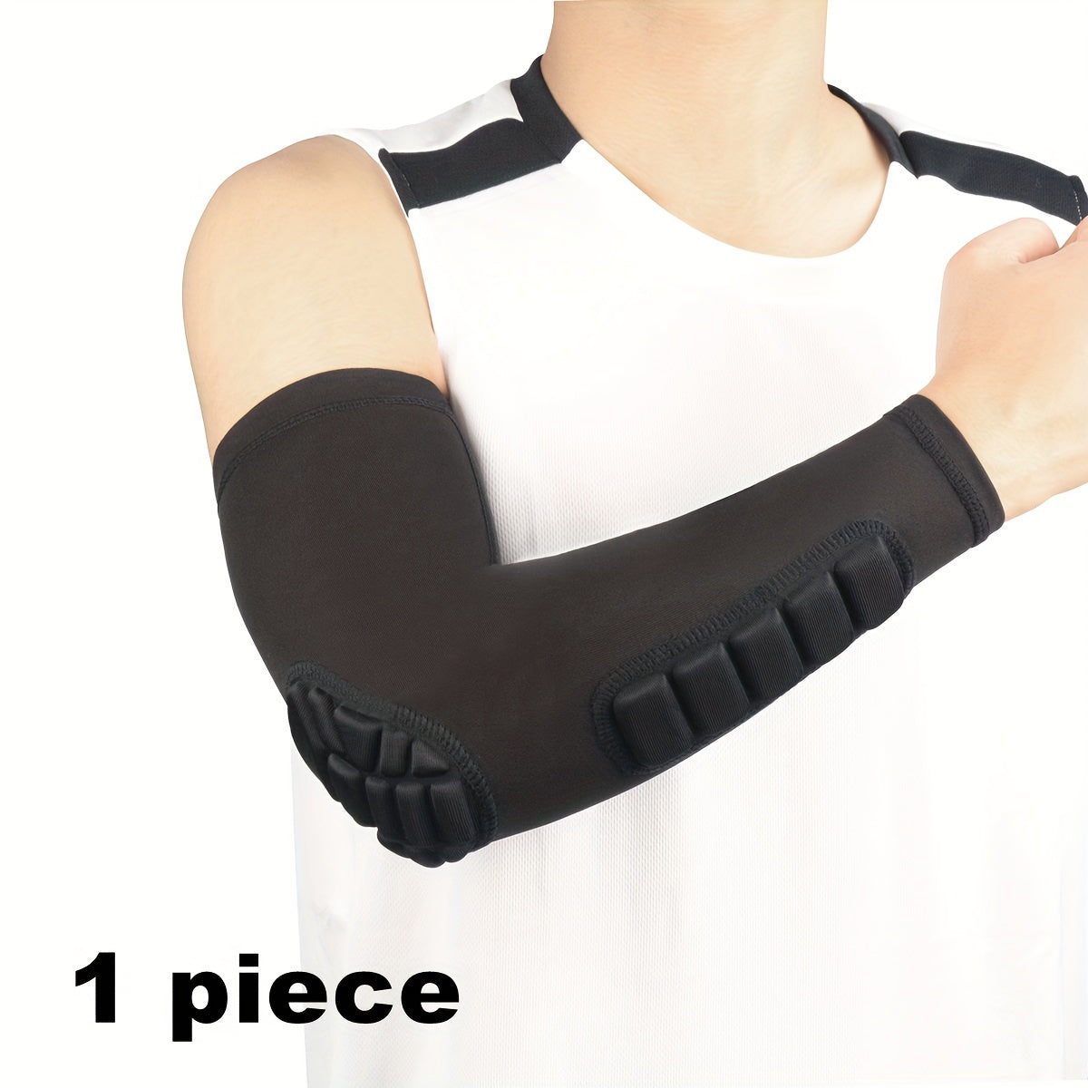 1pc/2pcs Men's Slim-Fit Arm Sleeves - Breathable Comfort Design for All-Day Wear