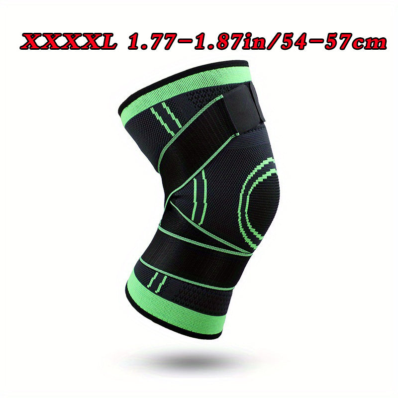 1pc Breathable Compression Knee Brace for Sports, Gym, Hiking, And Joint Support - High Elastic Knee Pad Protector for Fitness