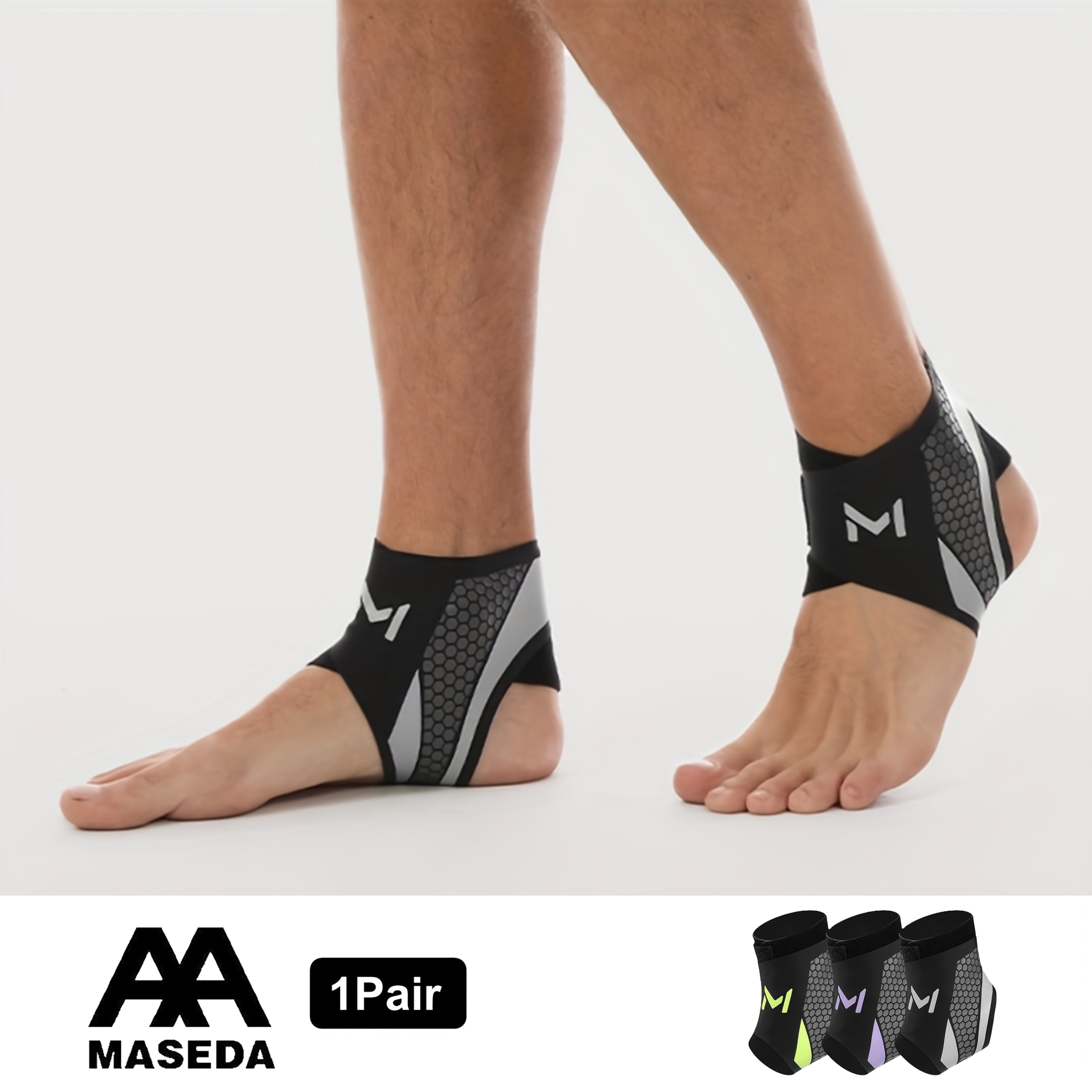 Straps de cheville ajustables, légers et respirants, offrant maintien sécurisé, compression ciblée et confort quotidien pour un soutien optimal.