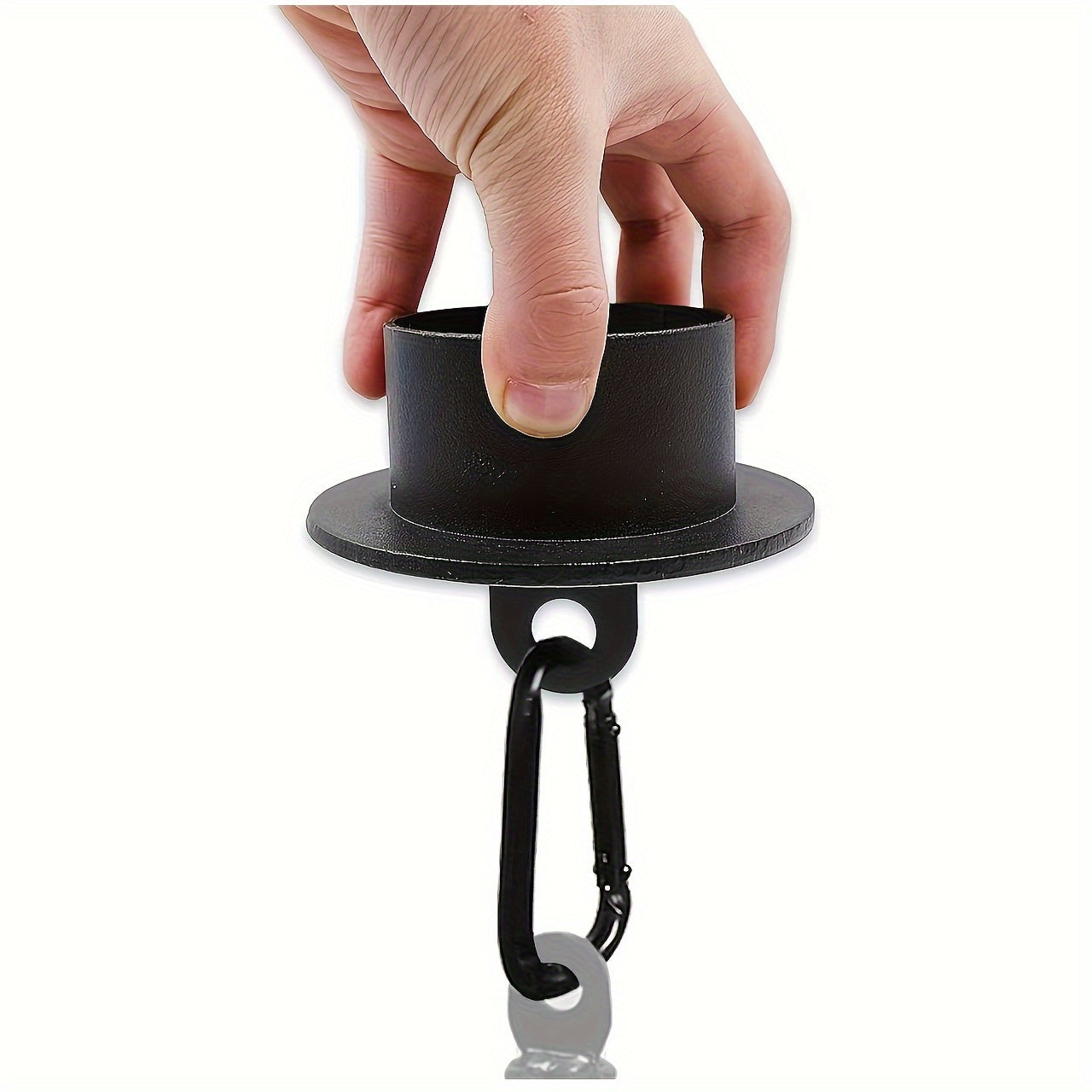 Renforceur de prise en fer noir durable avec poids ajustable, idéal pour l’entraînement à domicile et en salle de sport, construction robuste.