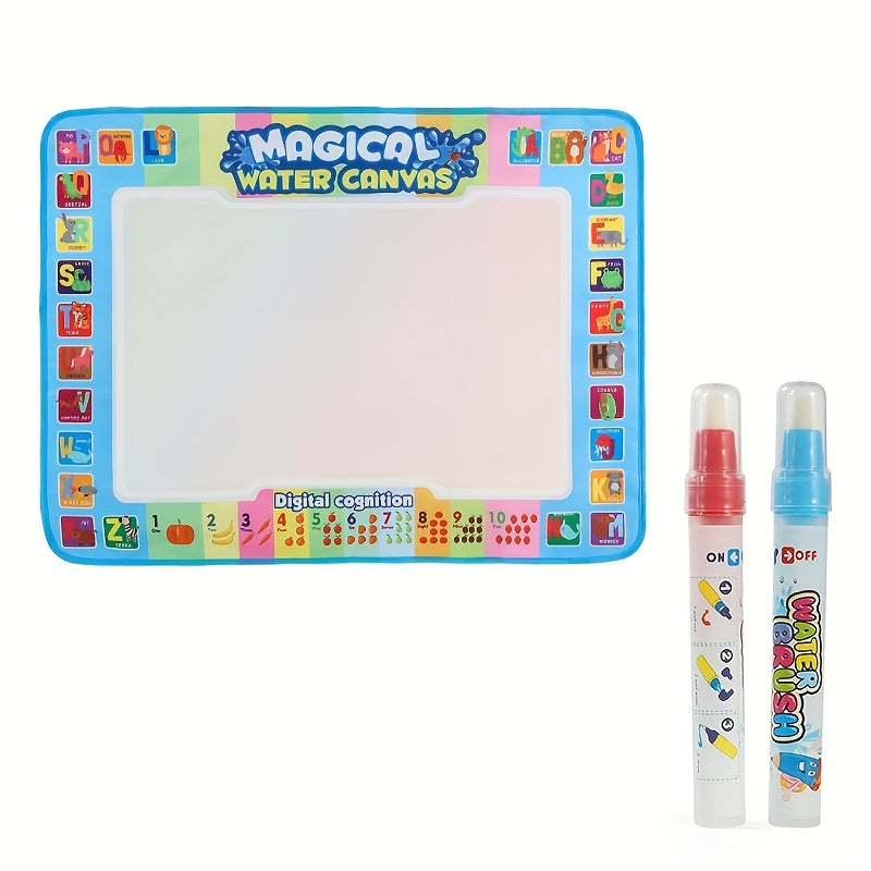 Set toile magique aquarelle pour enfants, portable et réutilisable, idéal pour fêtes, anniversaires et activités créatives.