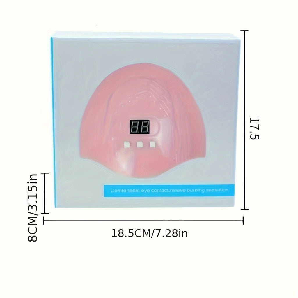 Kit nail art complet avec lampe UV USB, polisseuse, outils cuticules et séparateurs de doigts, idéal pour manucure à domicile.