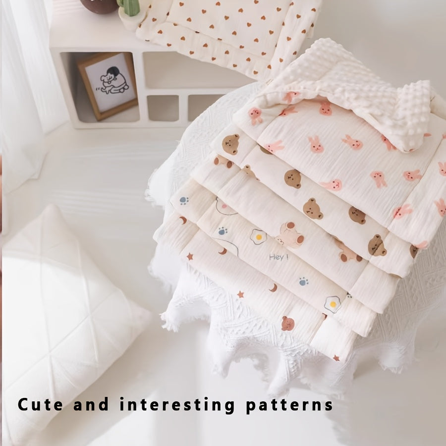 Coussin poussette doux et respirant pour enfants, motif dinosaure, léger et portable, adapté pour balancelle, chaise longue et poussette.