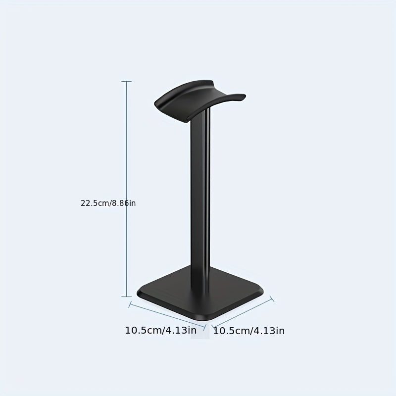 Premium ABS Desktop Headphone Stand - Sleek Gaming Earphone Holder for Office &amp; Gaming Room Display