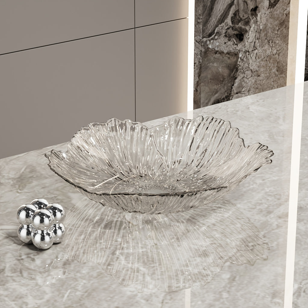 Assiette saladier pétales : style nordique, créatif, pour fruits, légumes et salades. Idéale cuisine, restaurant et repas festifs à domicile.