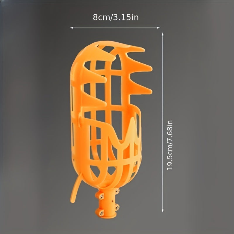 Heavy-Duty Fruit Picker Tool with Lightweight Design - Efficient Harvesting for Orchards, Farms, Gardens - Durable Construction, Easy to Use Gardening Equipment for Apples, Cherries, Peaches, Tomatoes - Ideal for Home &amp; Like