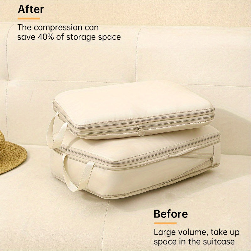 Sacs de rangement de voyage, étanches et portables, pour vêtements, chaussures et articles de toilette, facilitant l’organisation et le packing des bagages.