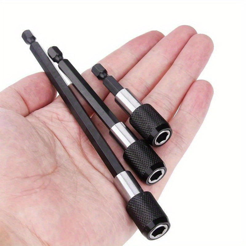 Magnetic Drill Bit Extension Set, Quick Release &amp; Universal Impact Electric Motor Drill Bit Holder, Durable &amp; Professional Power Tool Accessories