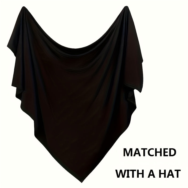 Ensemble couverture emmaillotage et bonnet pour nouveau-né, unisexe, idéal pour Halloween, Noël et premières sorties.