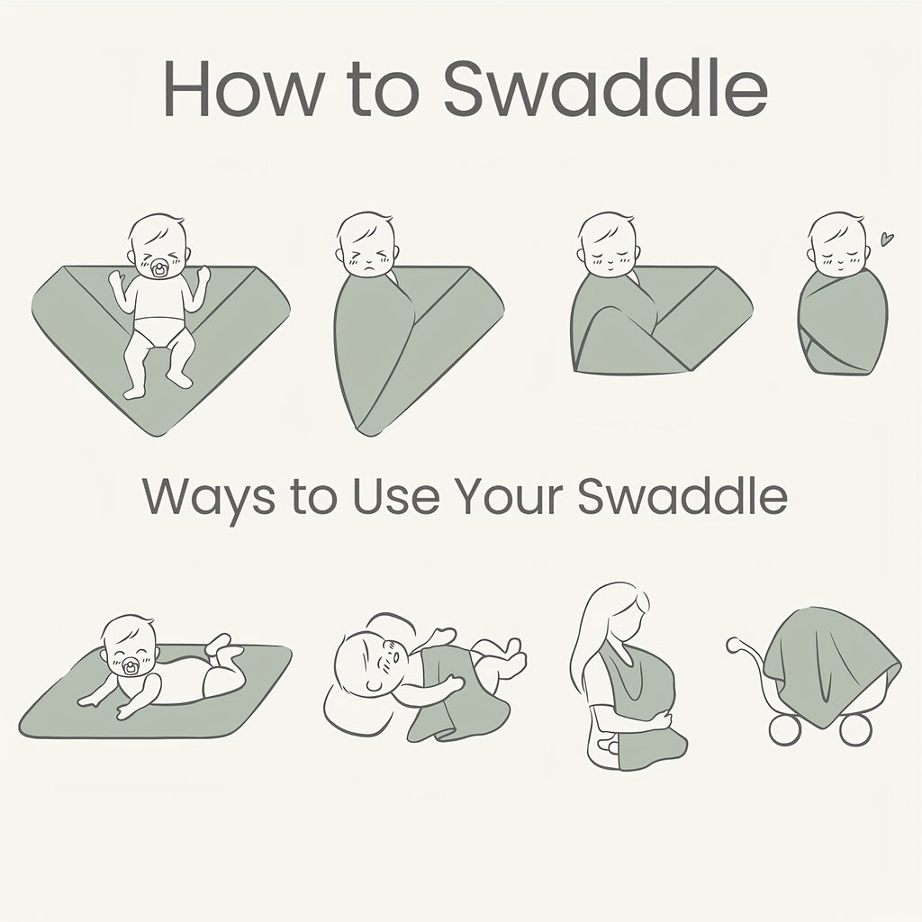 CINCOBEBÉ Newborn Swaddle Blanket &amp; Hat Set - Soft Polyester Baby Wrap with Floral Pattern, Machine Washable, Includes Headband &amp; Monthly Card, Perfect Gift for Boys and Girls, Newborn Essentials|Floral Pattern Blanket|Polye