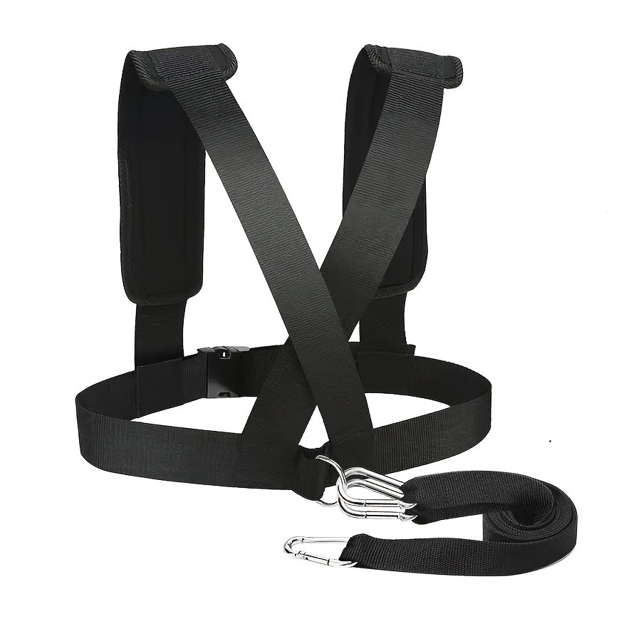 A Fitness Weight Belt, Resistance Bands, And Sled Harness Suitable for Strength, Speed, And Agility Training - Enhance Your Athletic Performance And Achieve Your Fitness Goals Faster.